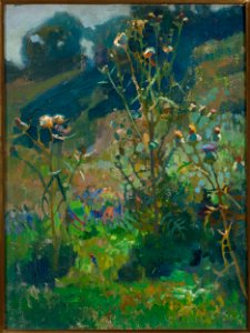 Jan Stanisławski - Thistles against the sun - MP 4775 MNW - National Museum in Warsaw