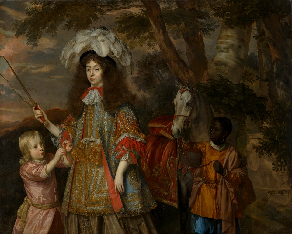 Jan Mijtens - Portret van Maria, prinses van Oranje (1642-1688)