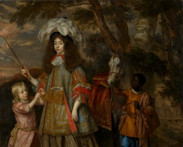 Jan Mijtens - Portret van Maria, prinses van Oranje (1642-1688)