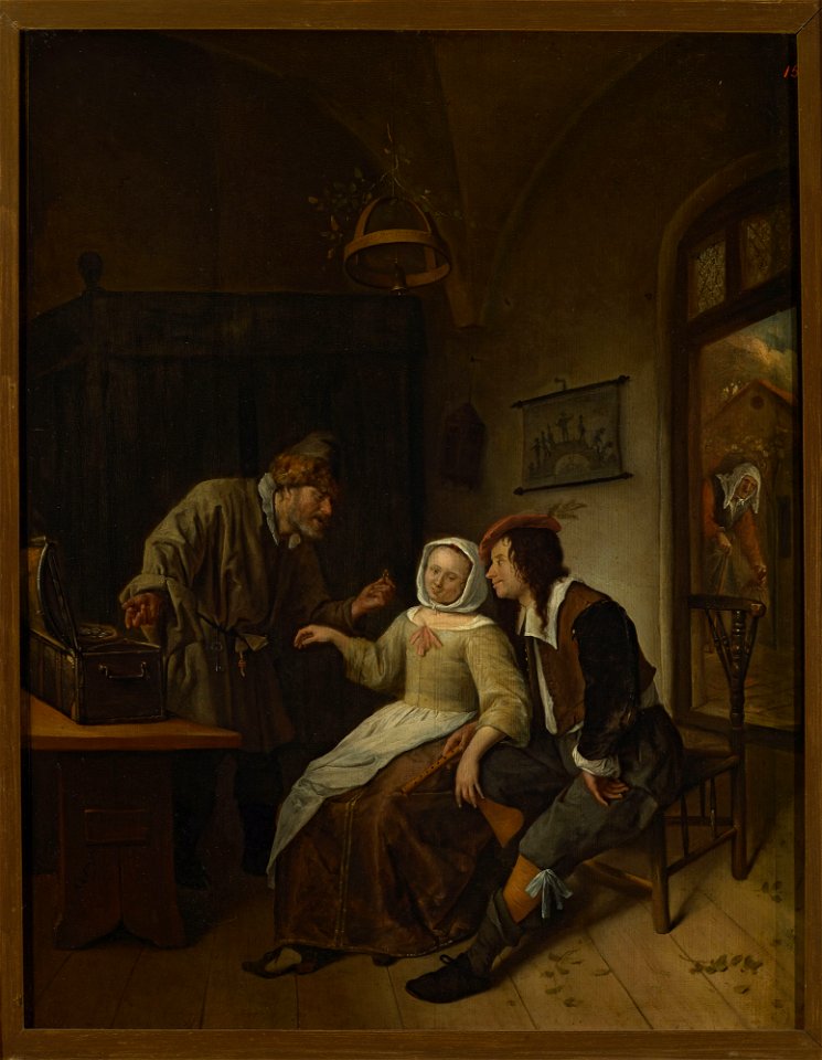 Jan Steen - Choice between youth and wealth - M.Ob.497 - Hermitage Museum