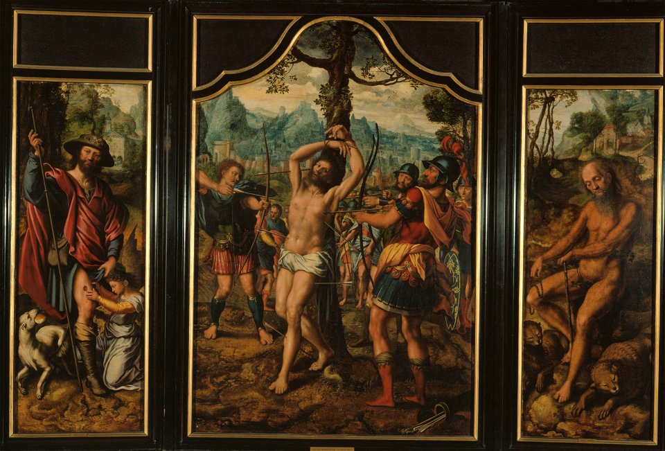 Jan Sanders van Hemessen - Triptych of the Martyrdom of St Sebastian