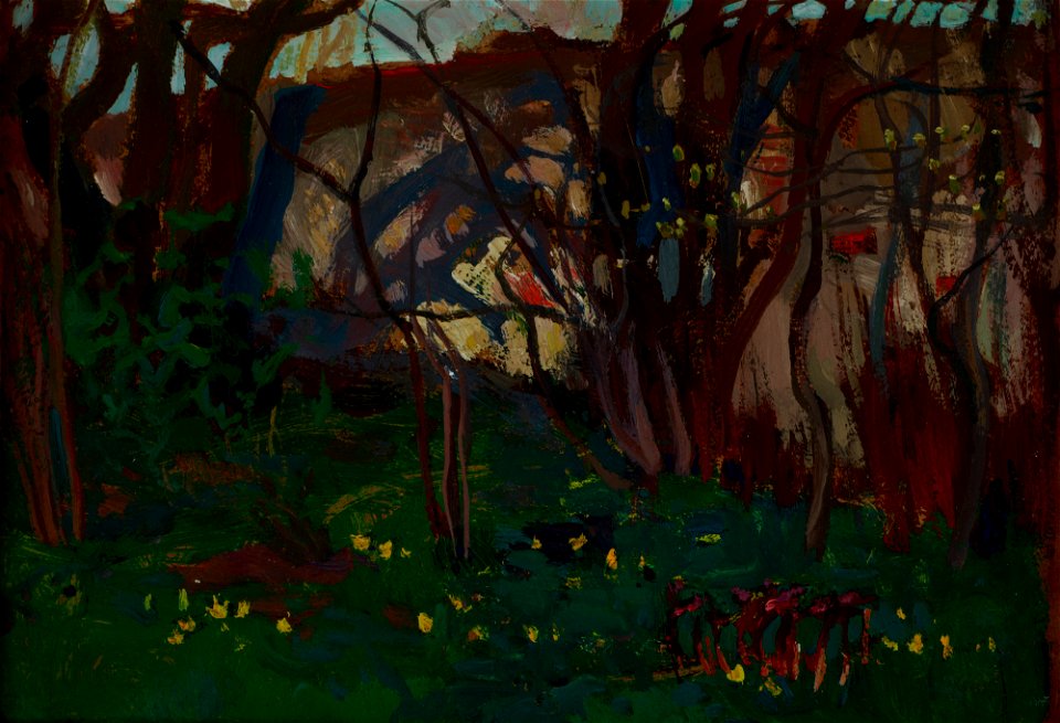 Jan Stanisławski - Botanical Garden - MNK II-b-1579 - National Museum Kraków