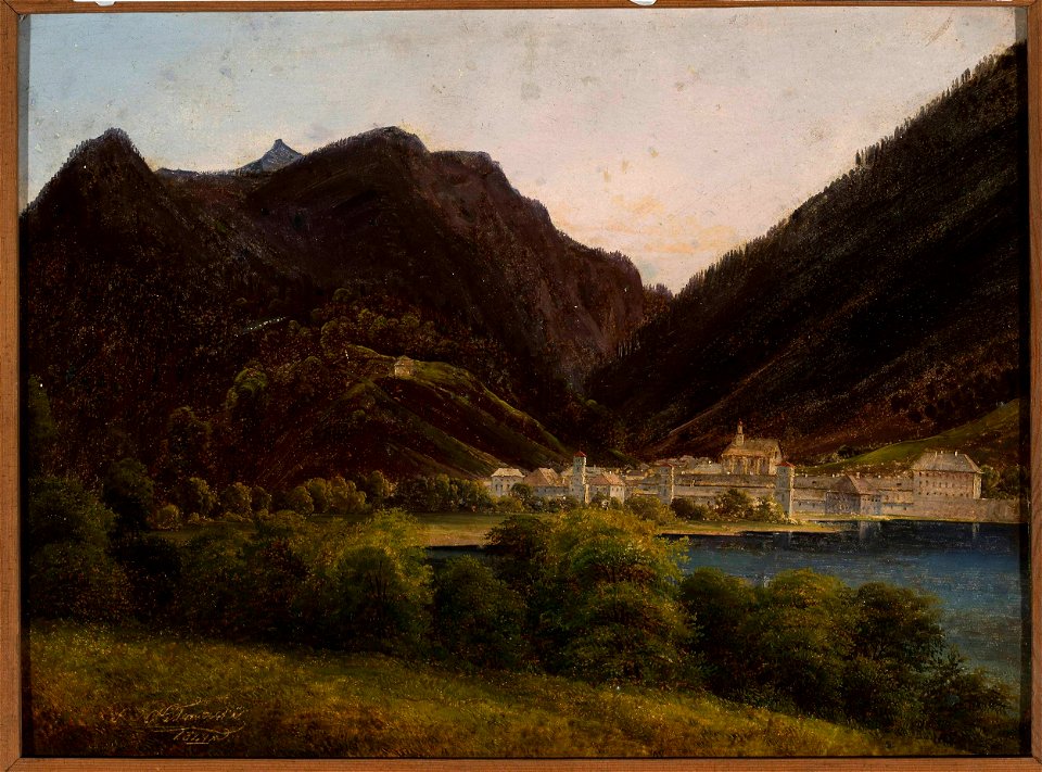 Jan Nepomucen Głowacki - View of the city in the valley - 131249 MNW - National Museum in Warsaw