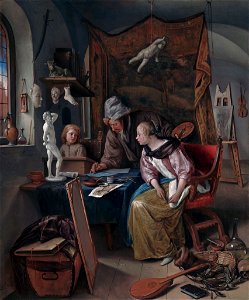 Jan Steen (Dutch) - The Drawing Lesson - Google Art ProjectFXD