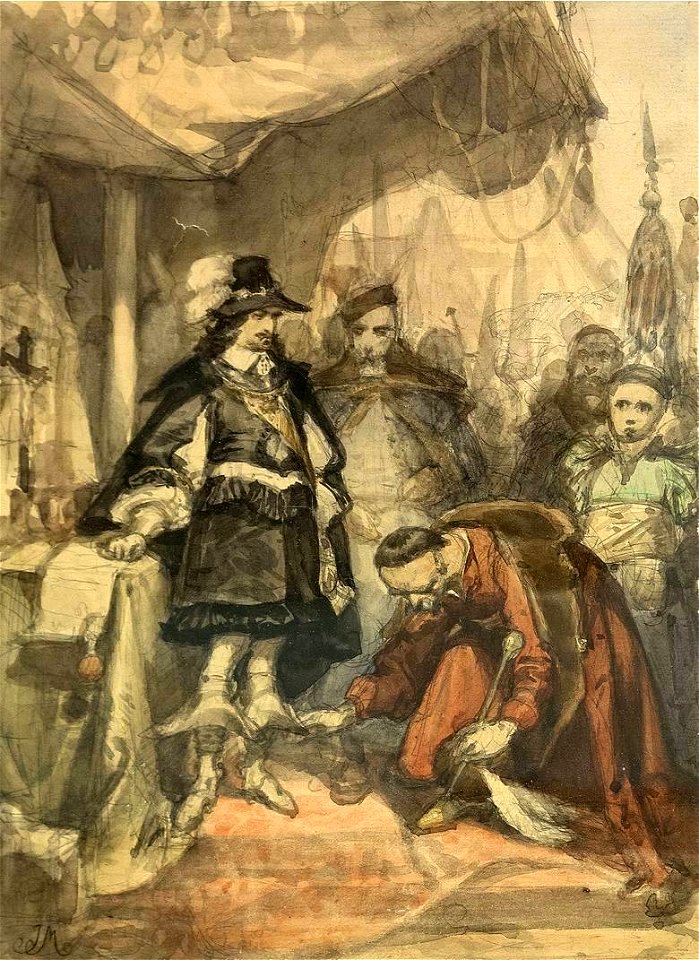 Jan Matejko - Hołd Bohdana Chmielnickiego pod Zborowem 1859