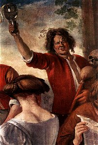 Jan Steen - A Merry Party (detail) - WGA21751