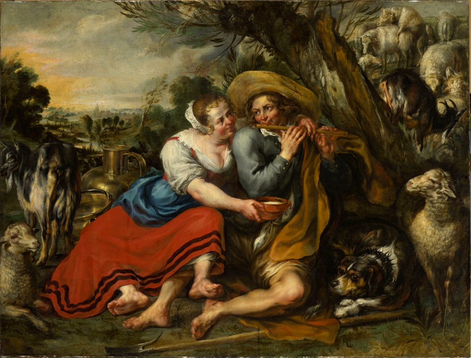 Jan Thomas - Pastoral scene - M.Ob.567 - National Museum in Warsaw