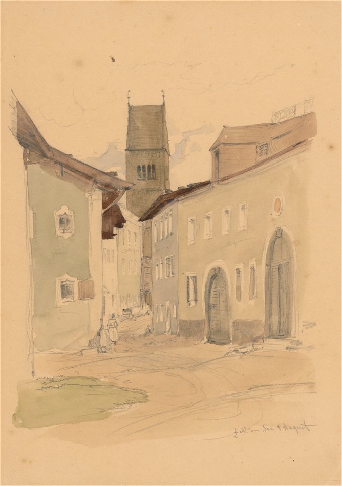 Jan Novopacký - Motif from Zell am See - K 6471 - Slovak National Gallery