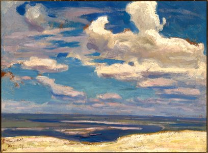 Jan Stanisławski - Cloud over the Dnieper River - MNK II-b-577 - National Museum Kraków