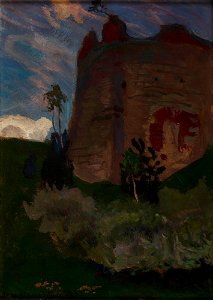 Jan Stanisławski - Tower at Tenczyn - MNK II-b-594 - National Museum Kraków