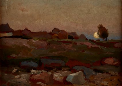 Jan Stanisławski - Moon over the Rocks - MNK II-b-578 - National Museum Kraków