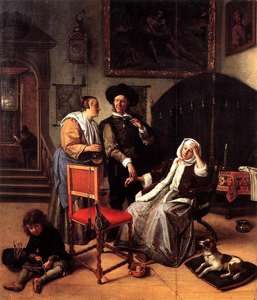 Jan Steen - Doctor's Visit - WGA21713