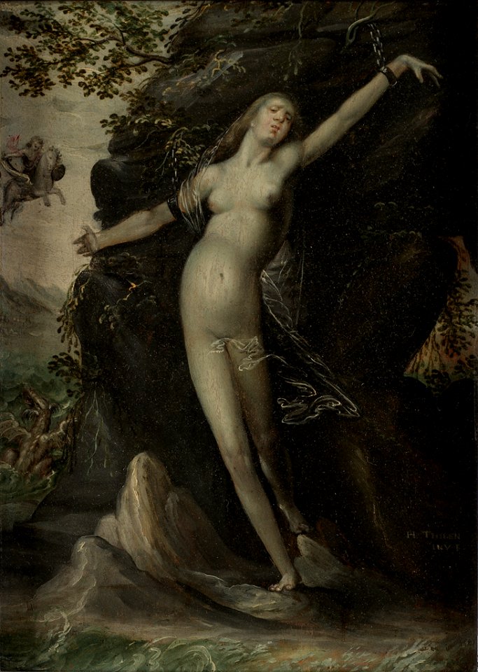 Jan Thilens - Perseus Freeing Andromeda - 1989.124.1 - Rhode Island School of Design Museum