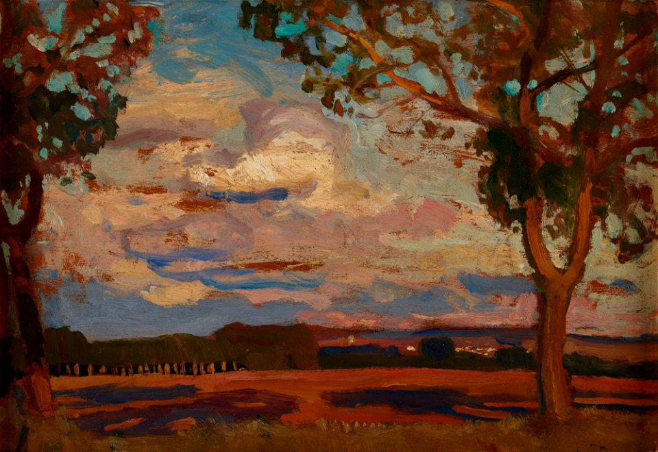 Jan Stanisławski - Sieniawa on the Rosia River - MNK II-b-605 - National Museum Kraków