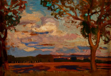 Jan Stanisławski - Sieniawa on the Rosia River - MNK II-b-605 - National Museum Kraków