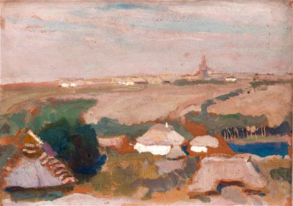 Jan Stanisławski - Ukrainian Village - MNK II-b-591 - National Museum Kraków