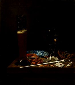 Jan van de Velde III - Still life with Passglas - 533 - Mauritshuis. Free illustration for personal and commercial use.