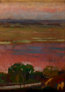 Jan Stanisławski - Pink River - MNK II-b-629 - National Museum Kraków