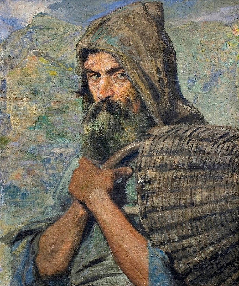 Jan Styka - Eumajos, naczelny pasterz