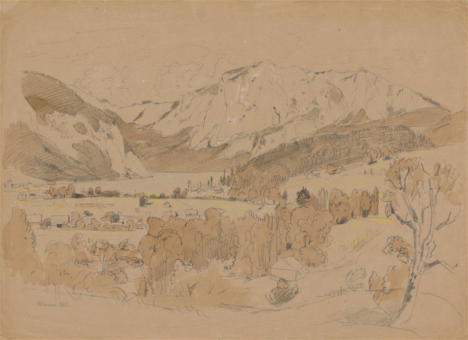 Jan Novopacký - View of Altansee - K 6456 - Slovak National Gallery