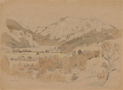 Jan Novopacký - View of Altansee - K 6456 - Slovak National Gallery