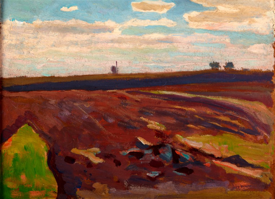 Jan Stanisławski - Plough-Land in Spring - MNK II-b-569 - National Museum Kraków