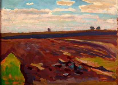 Jan Stanisławski - Plough-Land in Spring - MNK II-b-569 - National Museum Kraków
