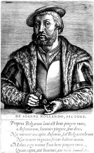 Jan van Amstel, by Johannes Wierix