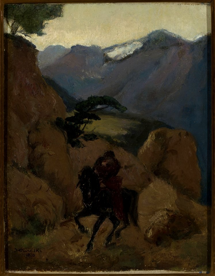 Jan Owidzki - Abduction scene - MP 2562 MNW - National Museum in Warsaw