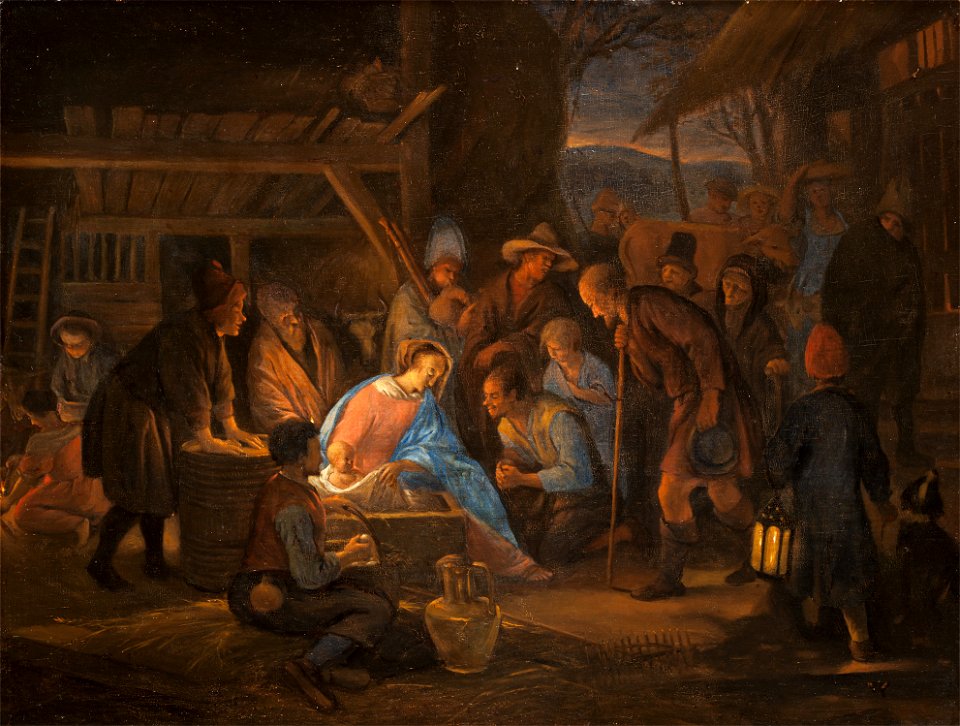 Jan Steen - Adoration of the Shepherds Cat.-156-Inv.-108-1946-LJ