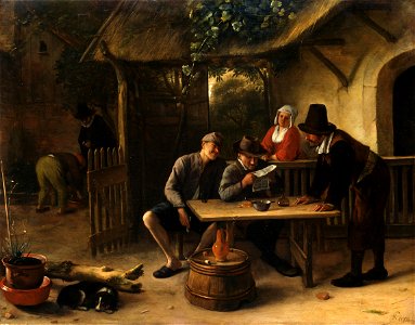 Jan Steen - Die Zeitungsleser