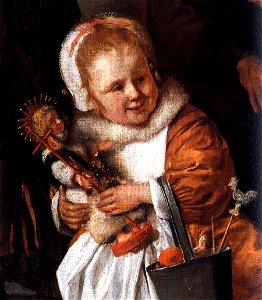 Jan Steen - The Feast of St. Nicholas (detail) - WGA21723