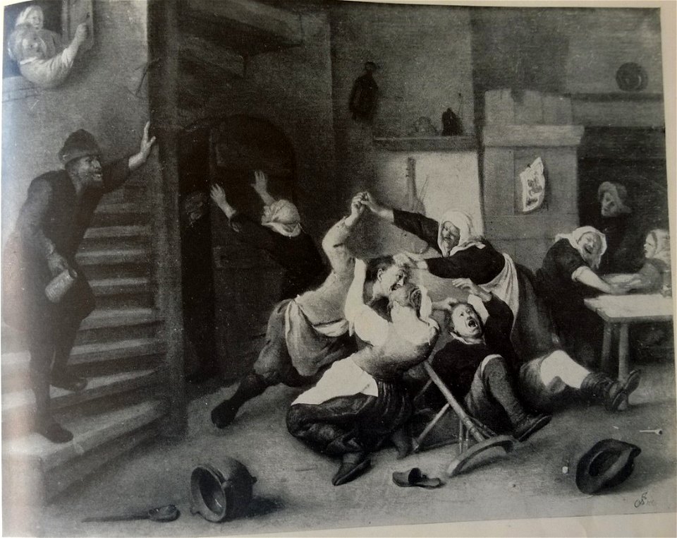 Jan Steen - Fight in a Tavern