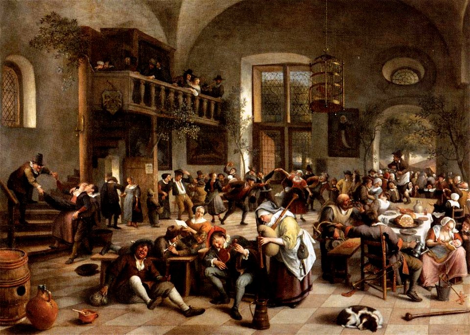 Jan Steen - Revelry at an Inn - WGA21761