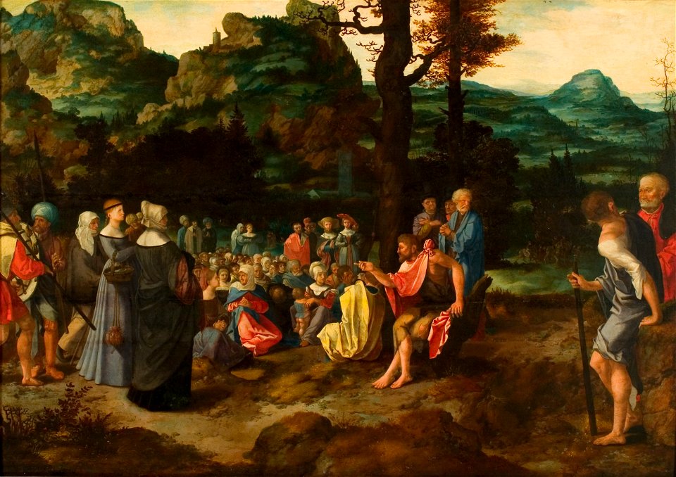 Jan Swart van Groningen - De prediking van Johannes de Doper - 0057 - Rijksmuseum Twenthe