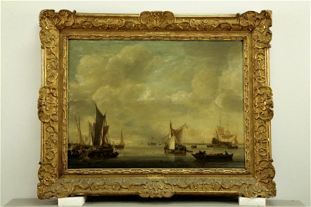 Jan van de Cappelle - Riviergezicht met zeilschepen - 2488 (OK) - Museum Boijmans Van Beuningen