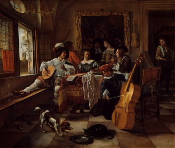 Jan Steen - The Family Concert - 1891.65 - Art Institute of Chicago