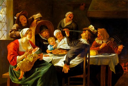 Jan Steen - The Twelfth Night Feast - BF.1978.21 - Museum of Fine Arts