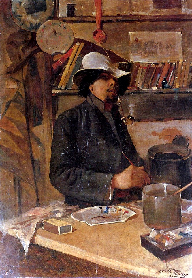 Jan Toorop, Selfportrait
