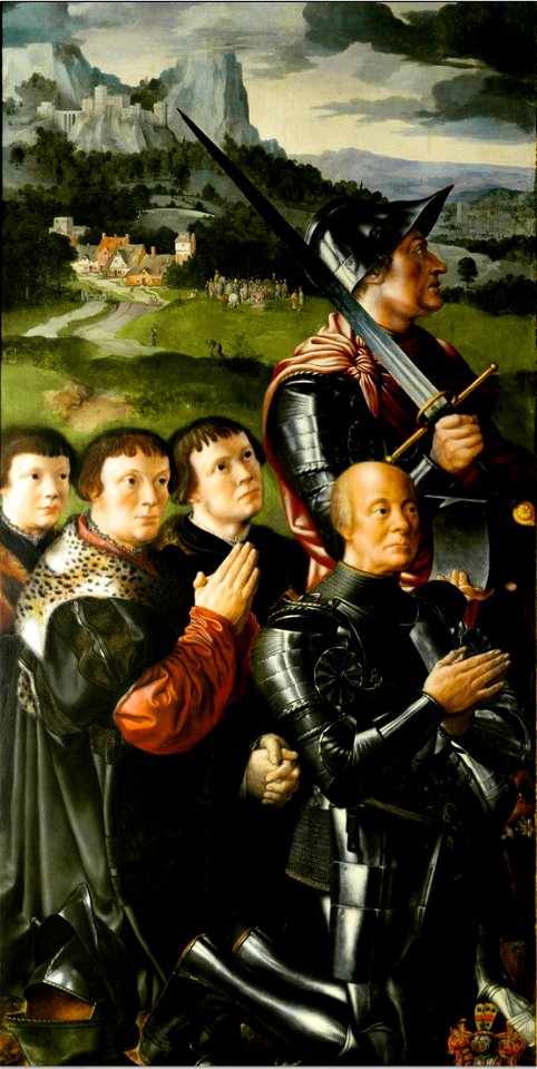 Jan Sanders van Hemessen - Last Judgement left inside panel1