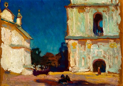 Jan Stanisławski - Belfry of St Sophy's Orhodox Catedral in Kyiv - MNK II-b-584 - National Museum Kraków
