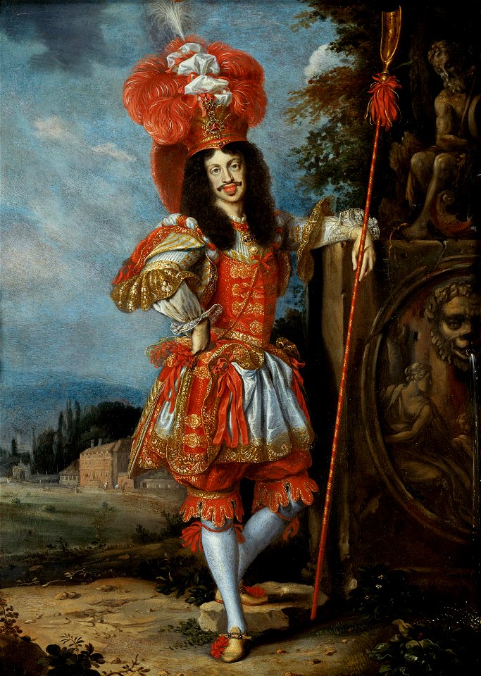 Jan Thomas, , Schloss Ambras Innsbruck - Kaiser Leopold I. (1640-1705) im Theaterkostüm, in ganzer Figur - GG 9135 - Kunsthistorisches Museum