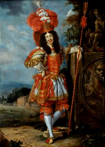 Jan Thomas, , Schloss Ambras Innsbruck - Kaiser Leopold I. (1640-1705) im Theaterkostüm, in ganzer Figur - GG 9135 - Kunsthistorisches Museum