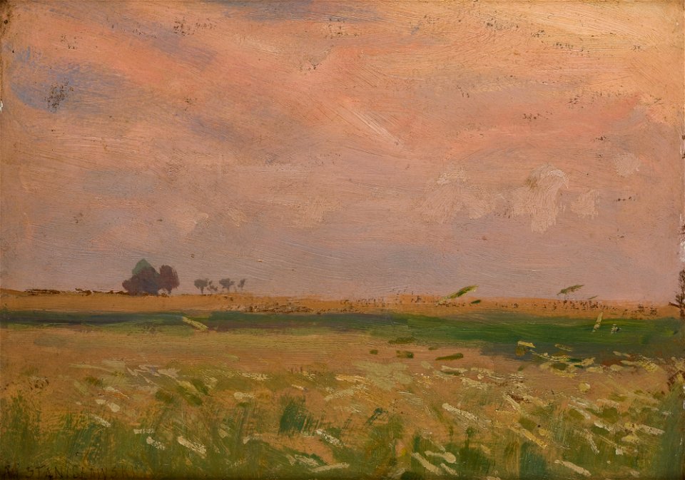 Jan Stanisławski - Fields near Bronowice - MNK II-b-794 - National Museum Kraków