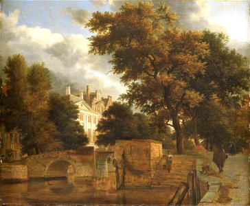 Jan van der Heyden and Adriaen van de Velde - The stone bridge