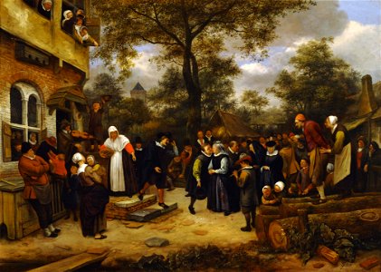 Jan Steen - Village Wedding - Google Art Project