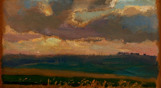 Jan Stanisławski - Fields at Proszowice - MNK II-b-634 - National Museum Kraków