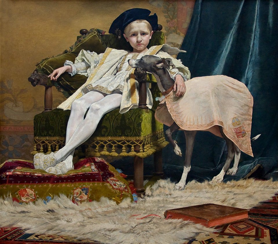 Jan Van Beers (1852-1927) - Keizer Karel als kind (1879) - kmska 001 28-02-2010 15-07-42