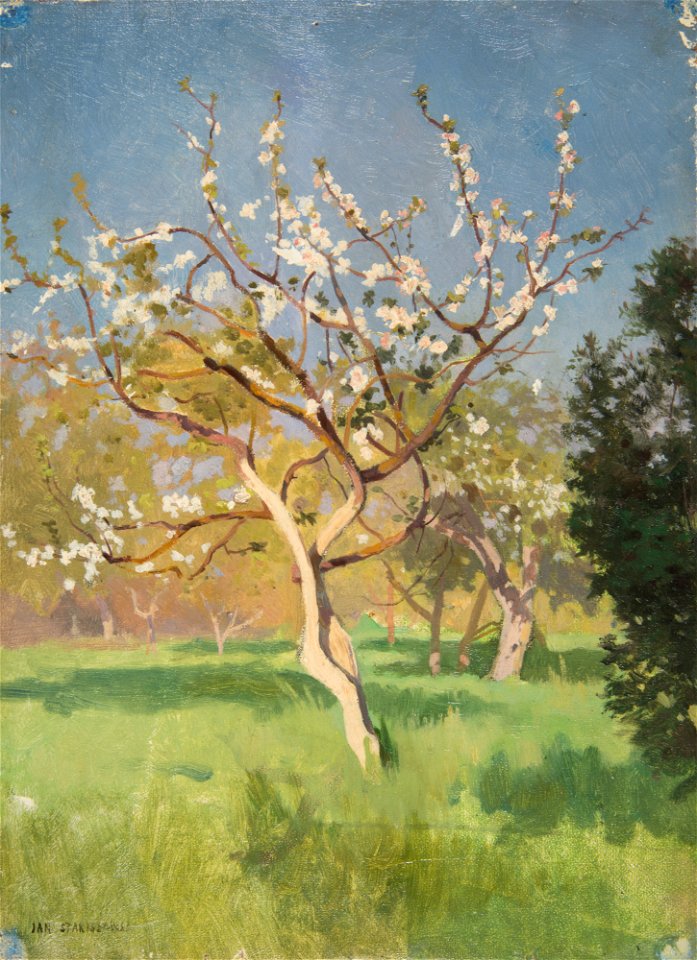 Jan Stanisławski - Apple-Tree in Blossom - MNK II-b-1100 - National Museum Kraków