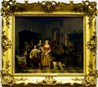 Jan Steen and Frans Van Mieris in the Inn